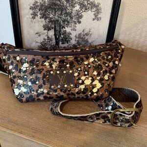 Leopard Print Belt Bag